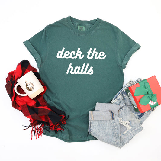 Deck the Halls Bold Cursive | DTF Transfer