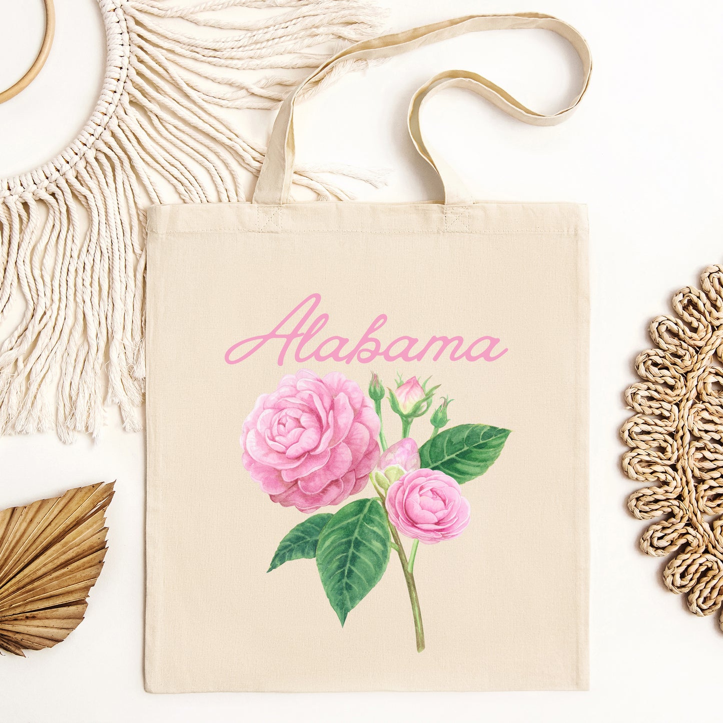 Alabama Flower Colorful | Tote Bag