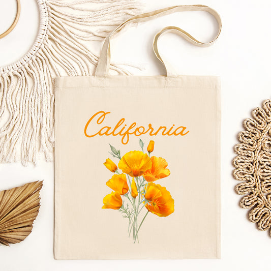 California Flower Colorful | Tote Bag