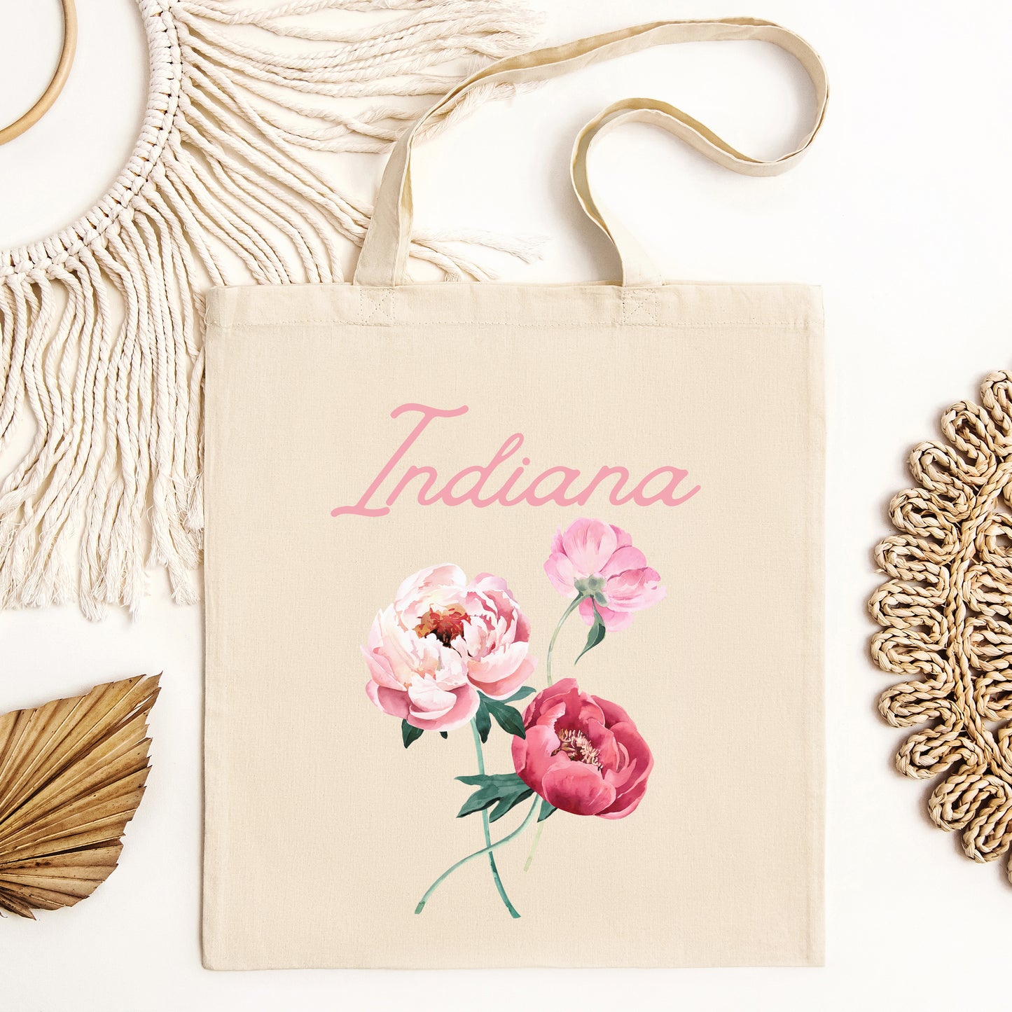 Indiana Flower Colorful | Tote Bag