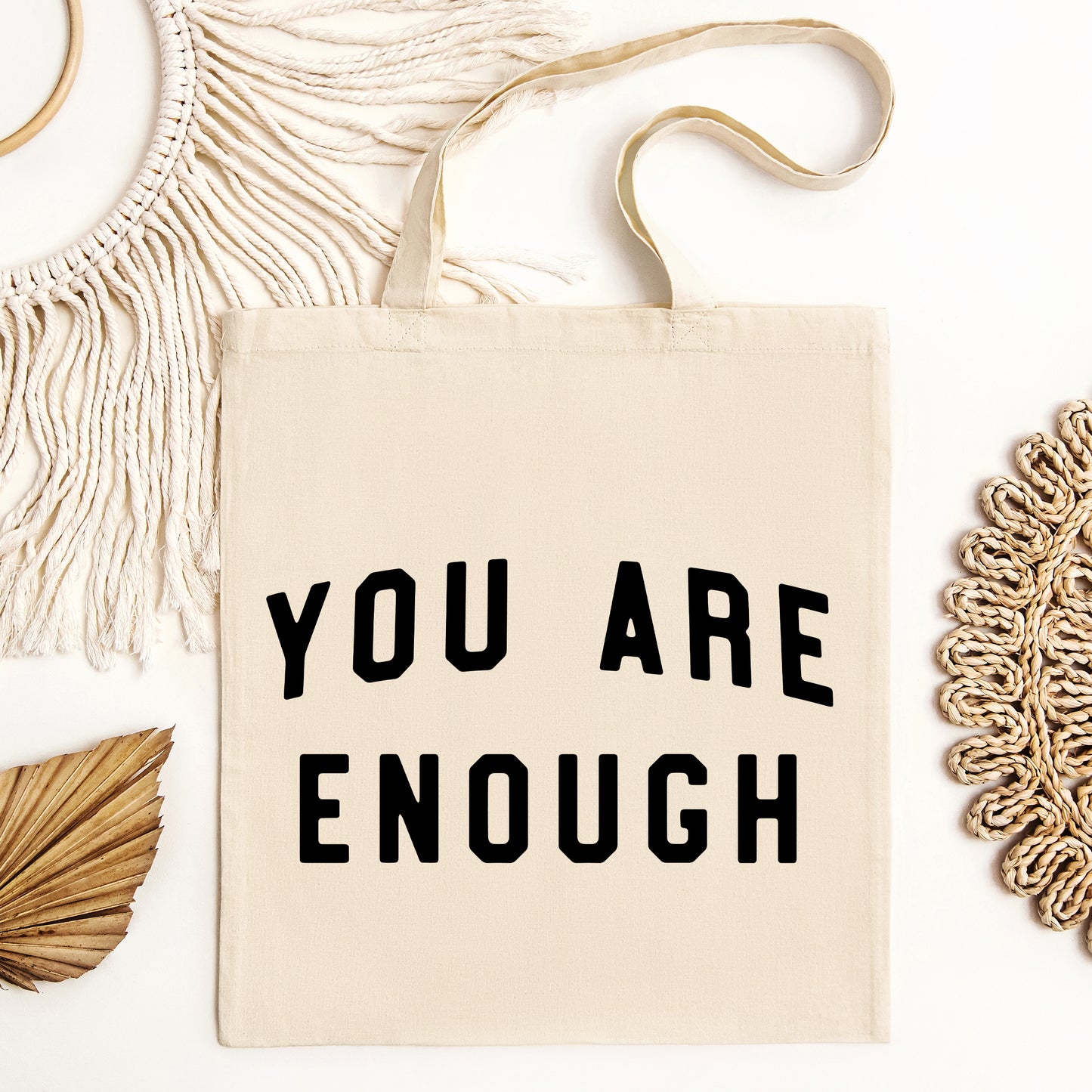 You Are Enough Block | Tote Bag