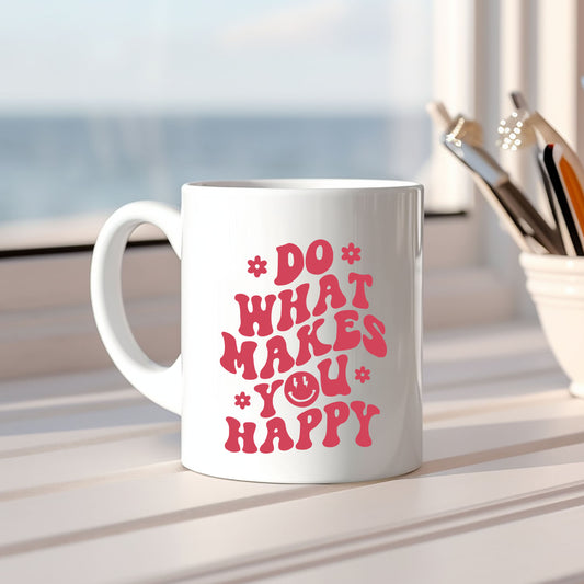 Makes You Happy Flowers | Mug