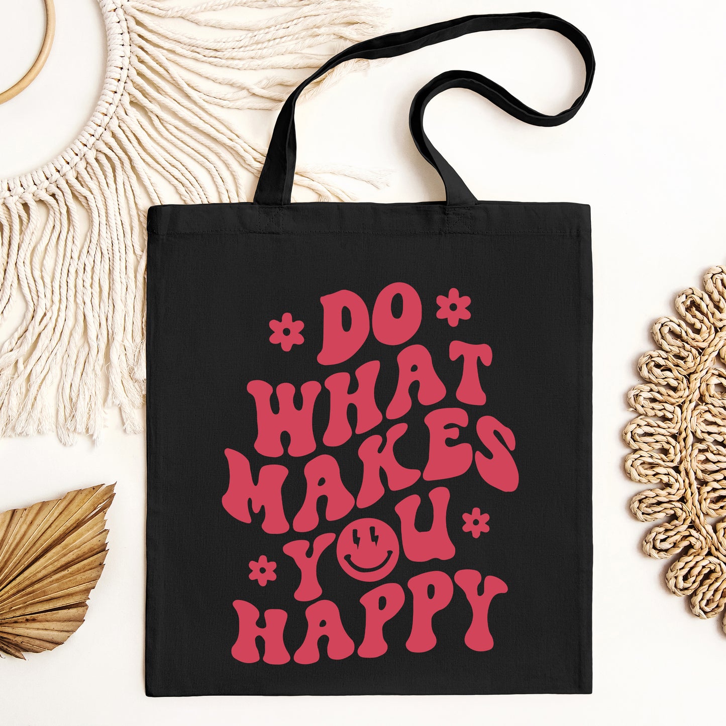 Makes You Happy Flowers | Tote Bag