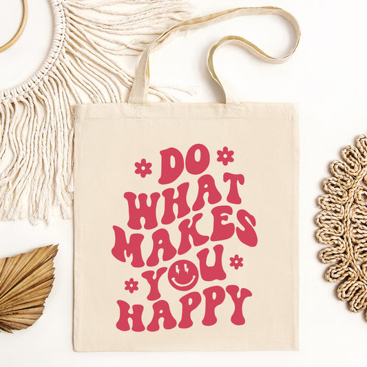 Makes You Happy Flowers | Tote Bag