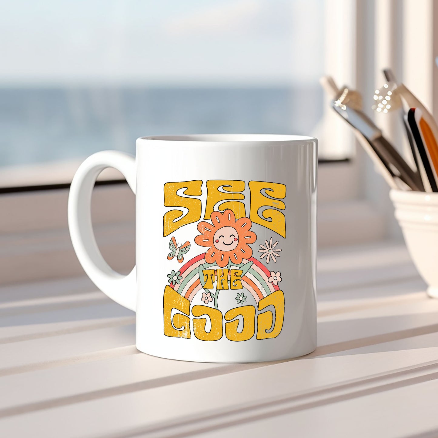 Retro See The Good | Mug