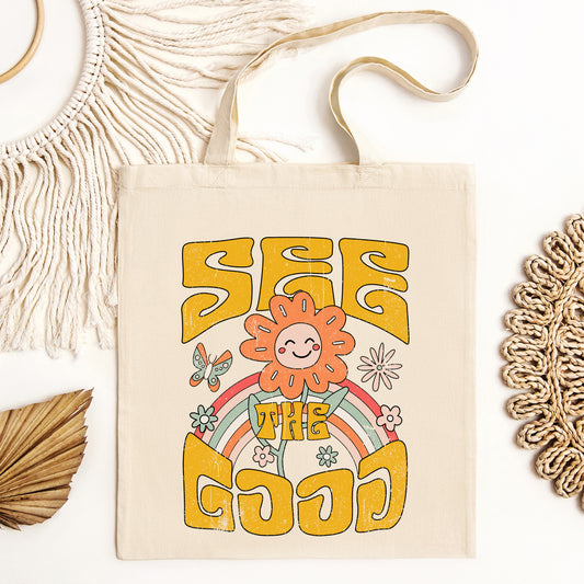 Retro See The Good | Tote Bag