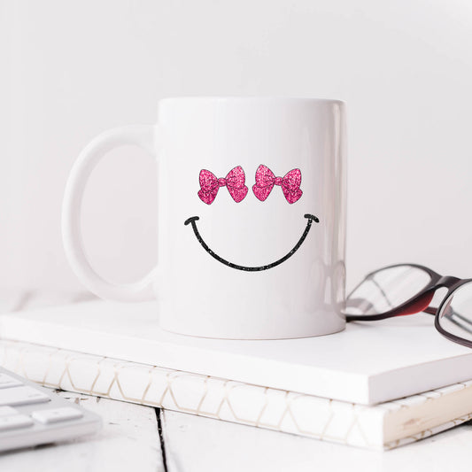 Bow Eyes Smiley | Mug