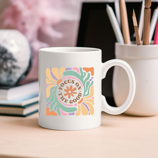 Boho Focus On The Good | Mug