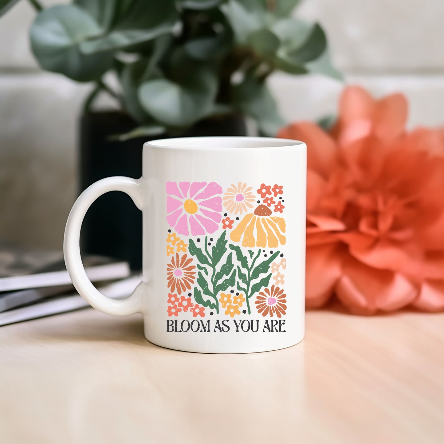 Boho Bloom As You Are | Mug