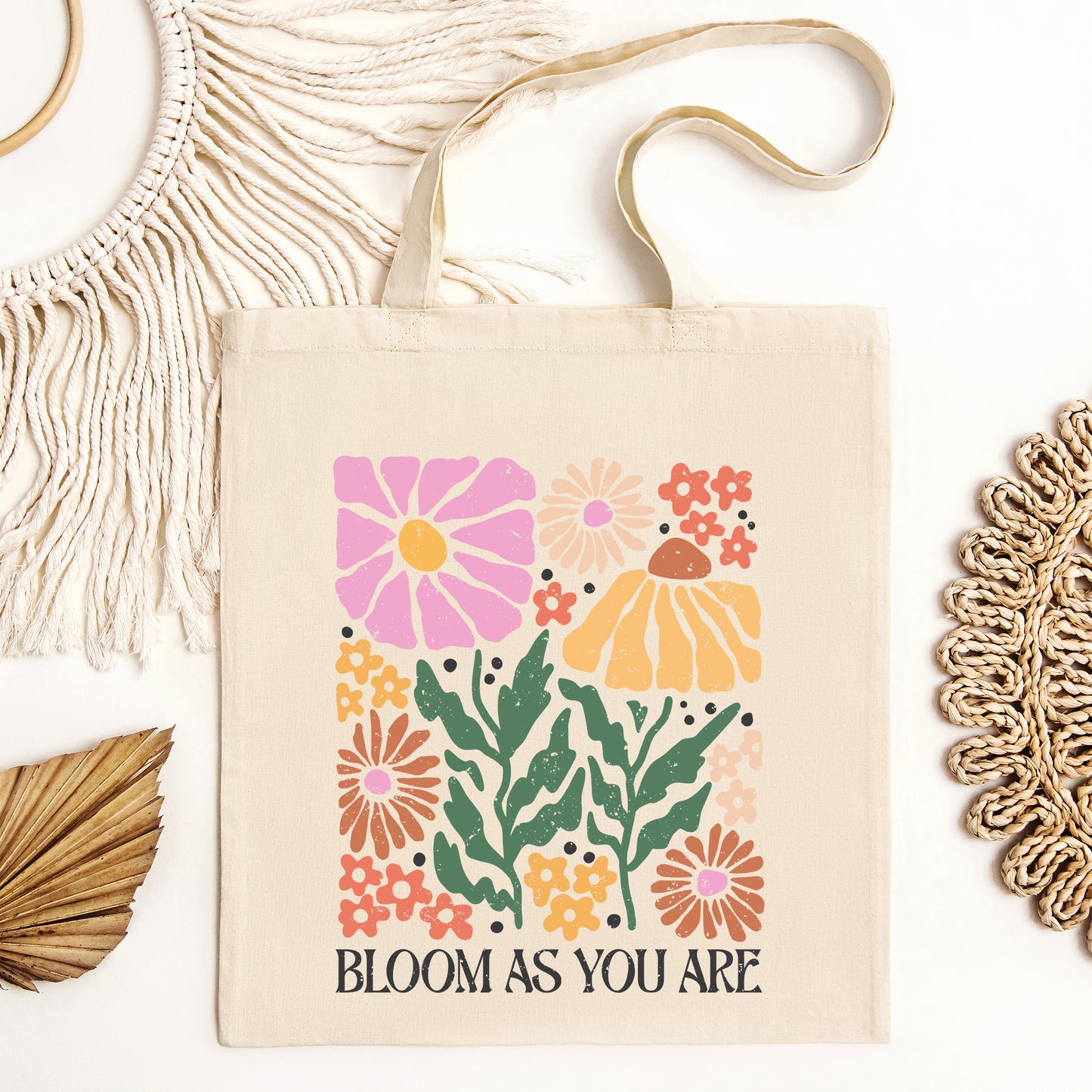 Boho Bloom As You Are | Tote Bag