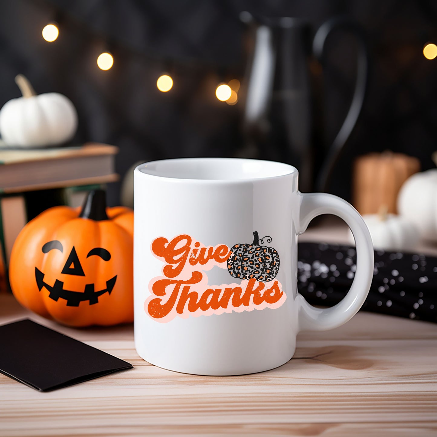 Give Thanks Pumpkin | Mug