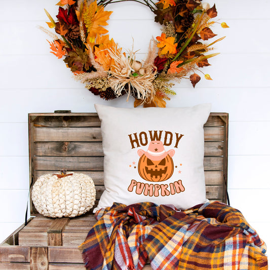 Howdy Pumpkin | Pillow Cover