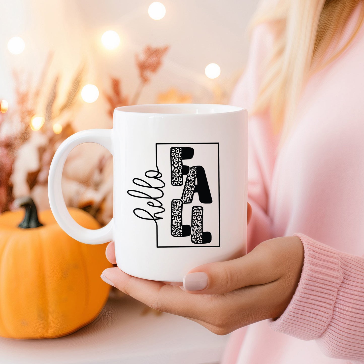 Hello Fall Sqaure | Mug