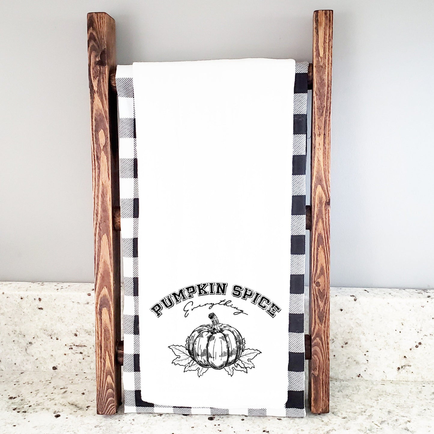 Pumpkin Spice Grunge | Tea Towel