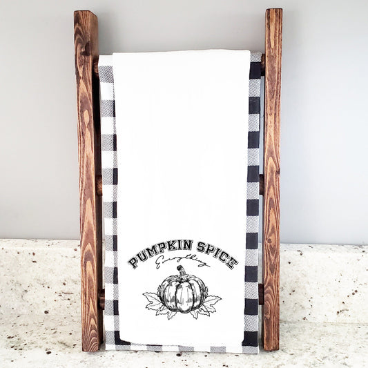 Pumpkin Spice Grunge | Tea Towel