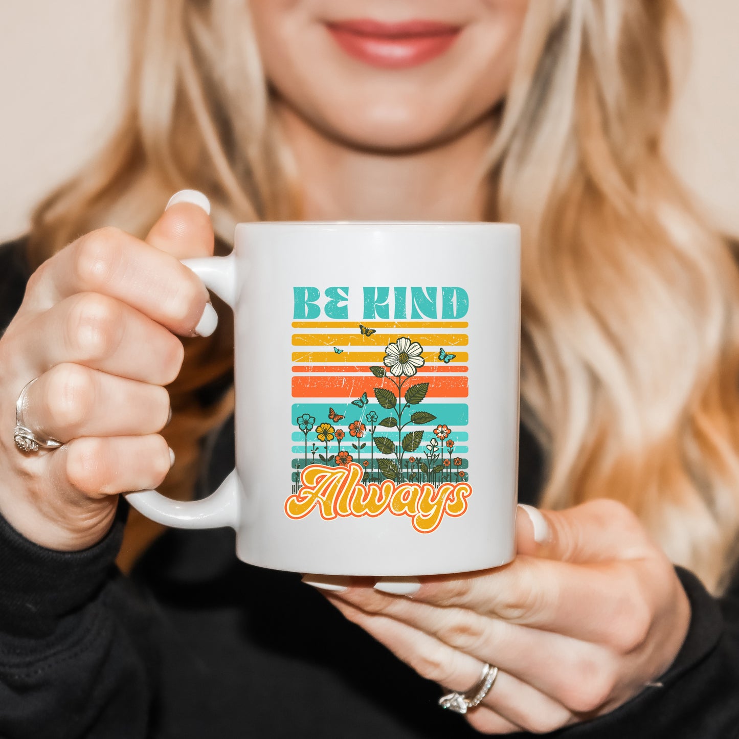 Be Kind Always Flowers | Mug