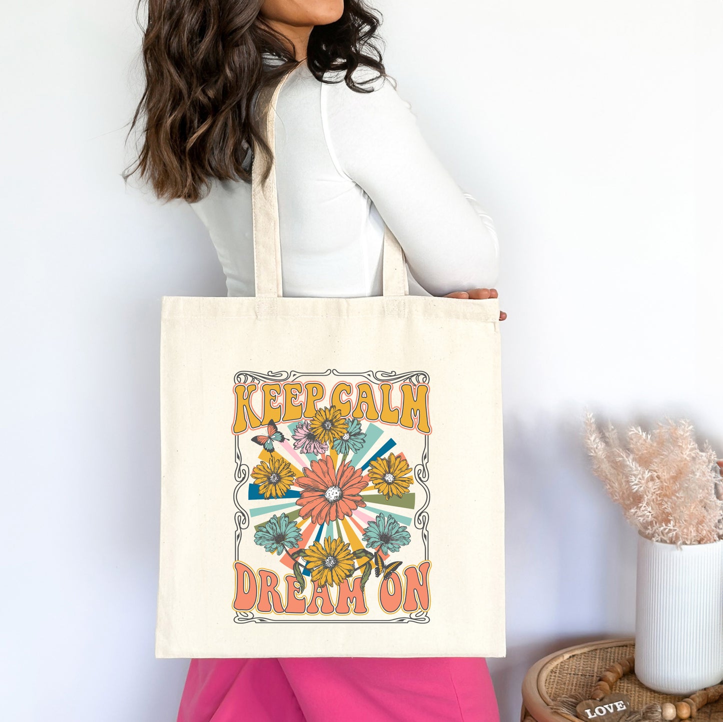 Keep Calm Dream On | Tote Bag