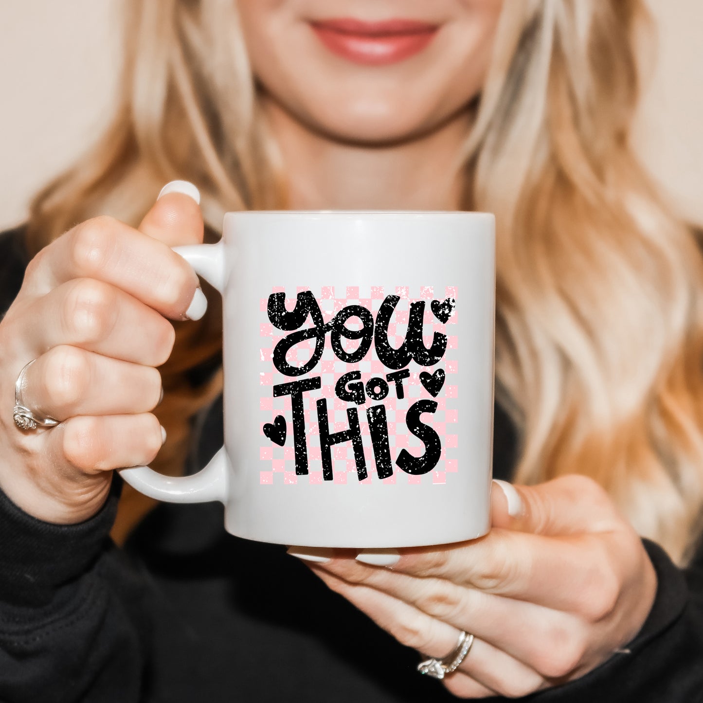 You Got This Distressed Checkered | Mug