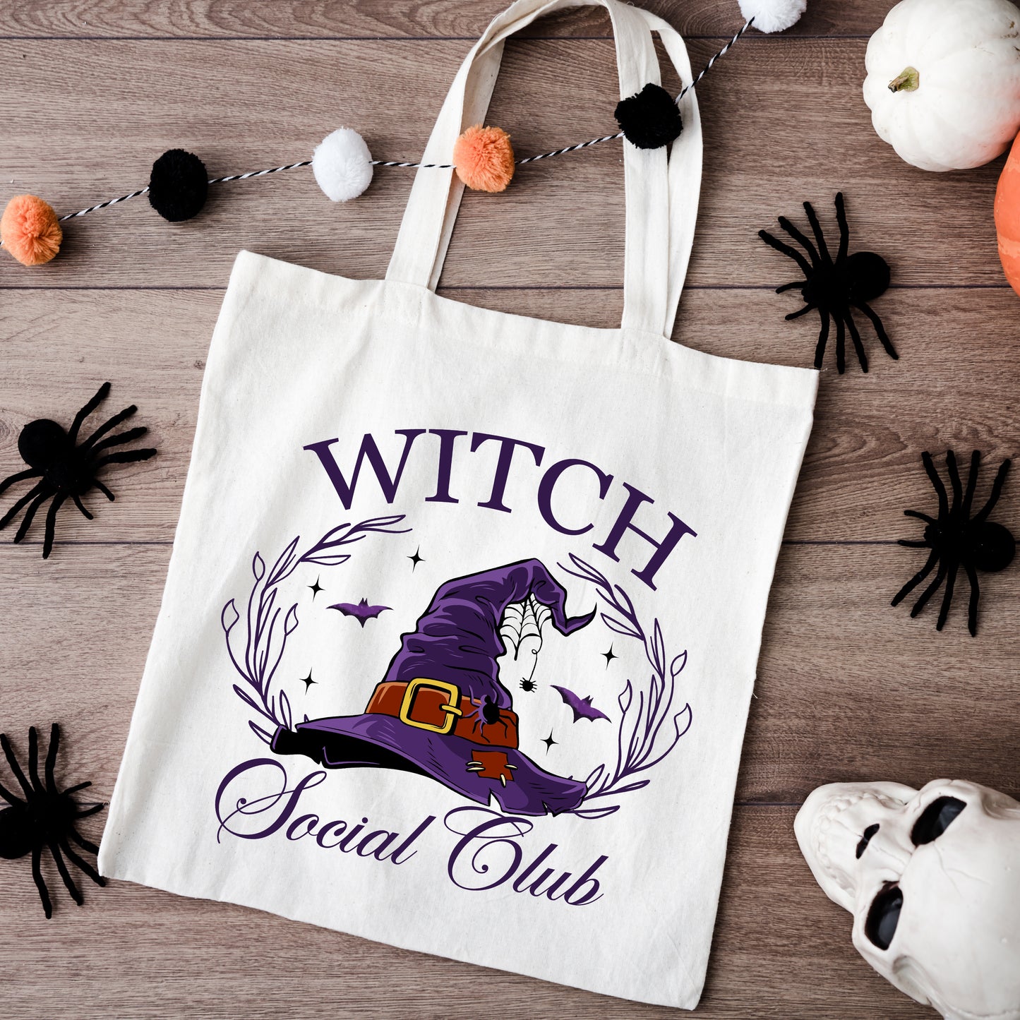 Witch Social Club Purple Hat | Tote Bag