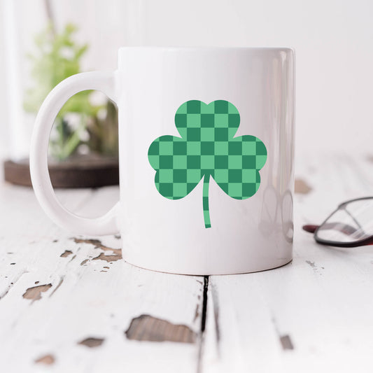 Checker Shamrock | Mug