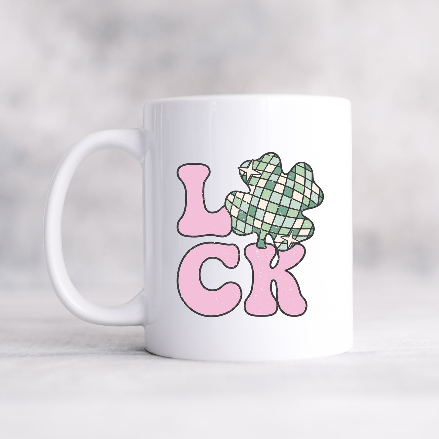 Luck With Shamrock | Mug