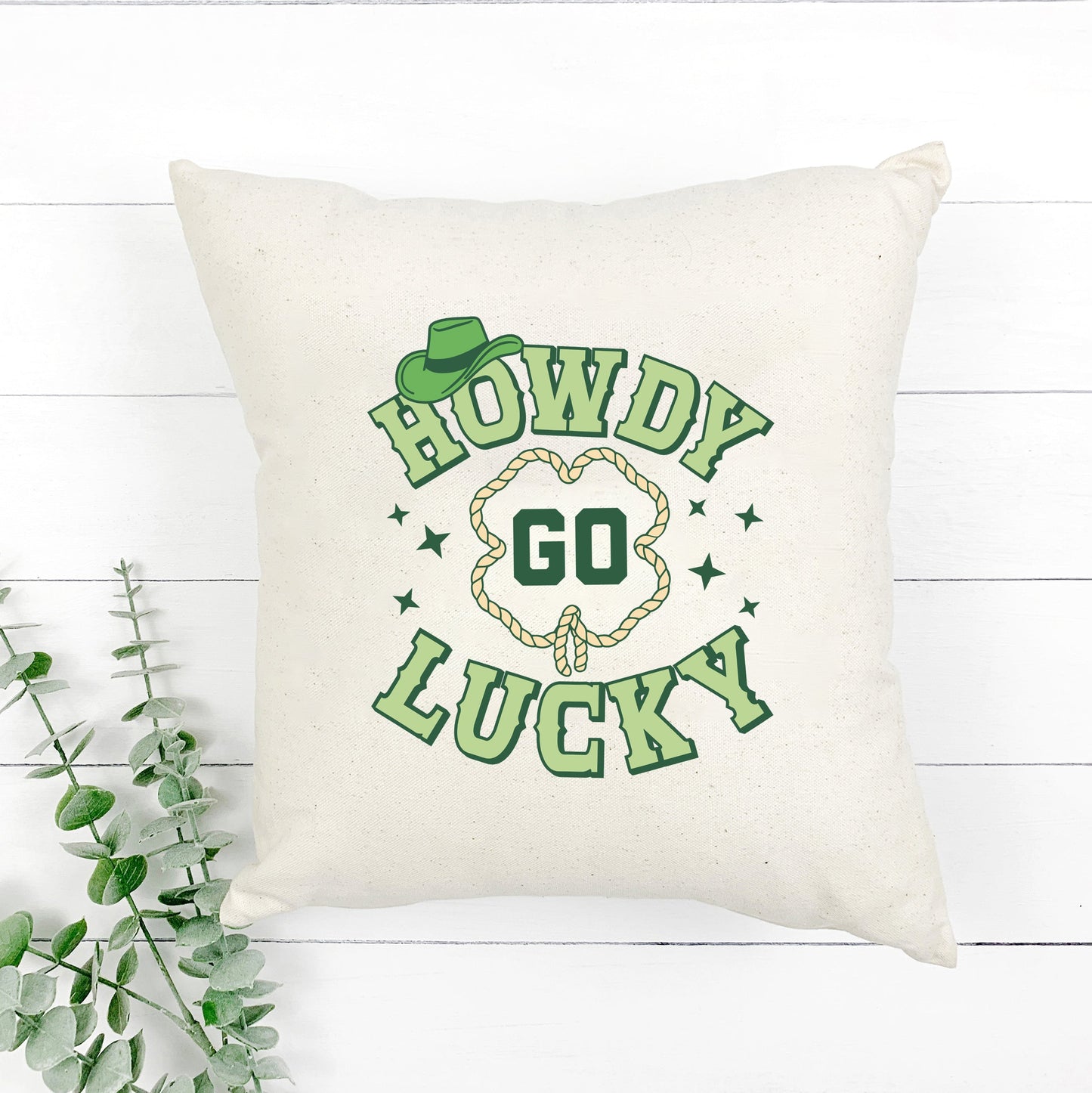 Howdy Go Lucky Stars | Pillow Cover