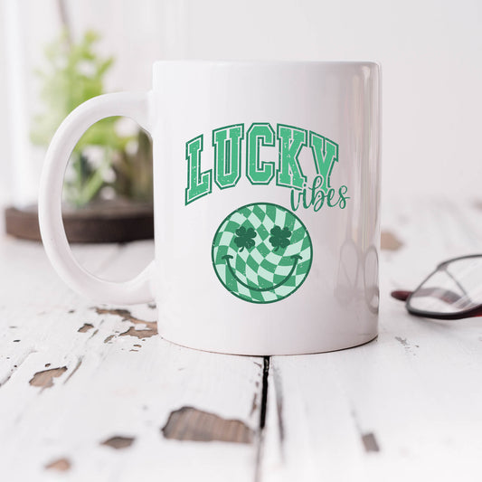 Lucky Vibes Smiley | Mug