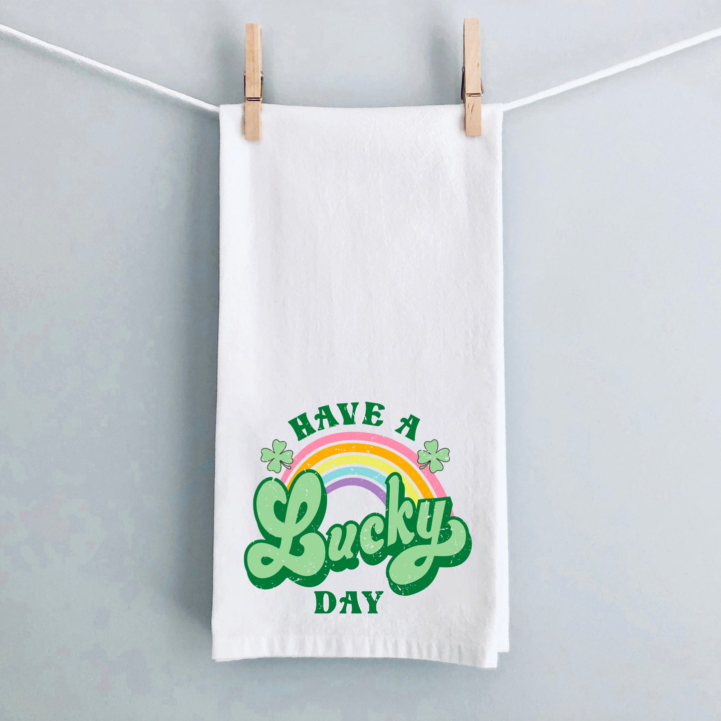 Lucky Day Rainbow | Tea Towel