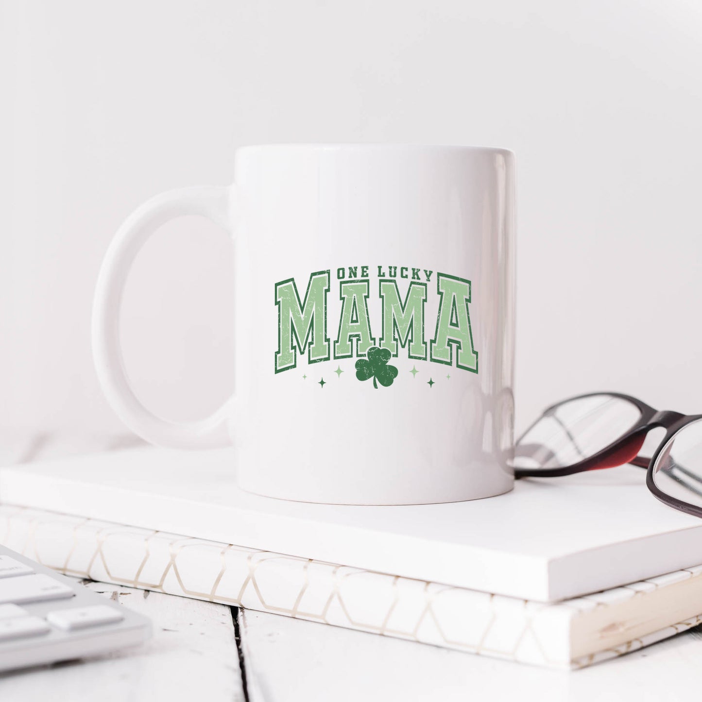 Lucky Mama Varsity Clover | Mug