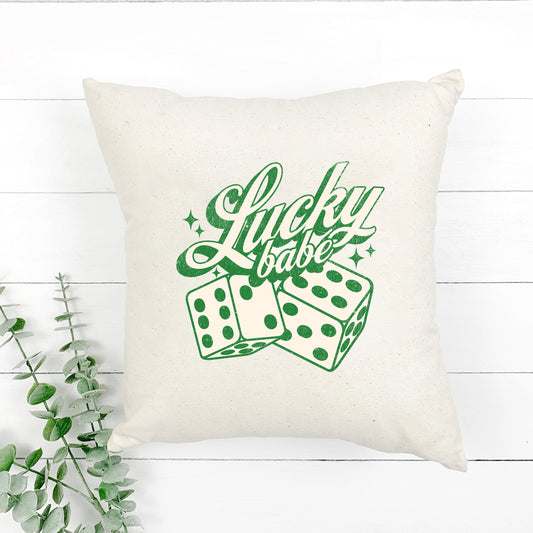 Lucky Babe Dice | Pillow Cover