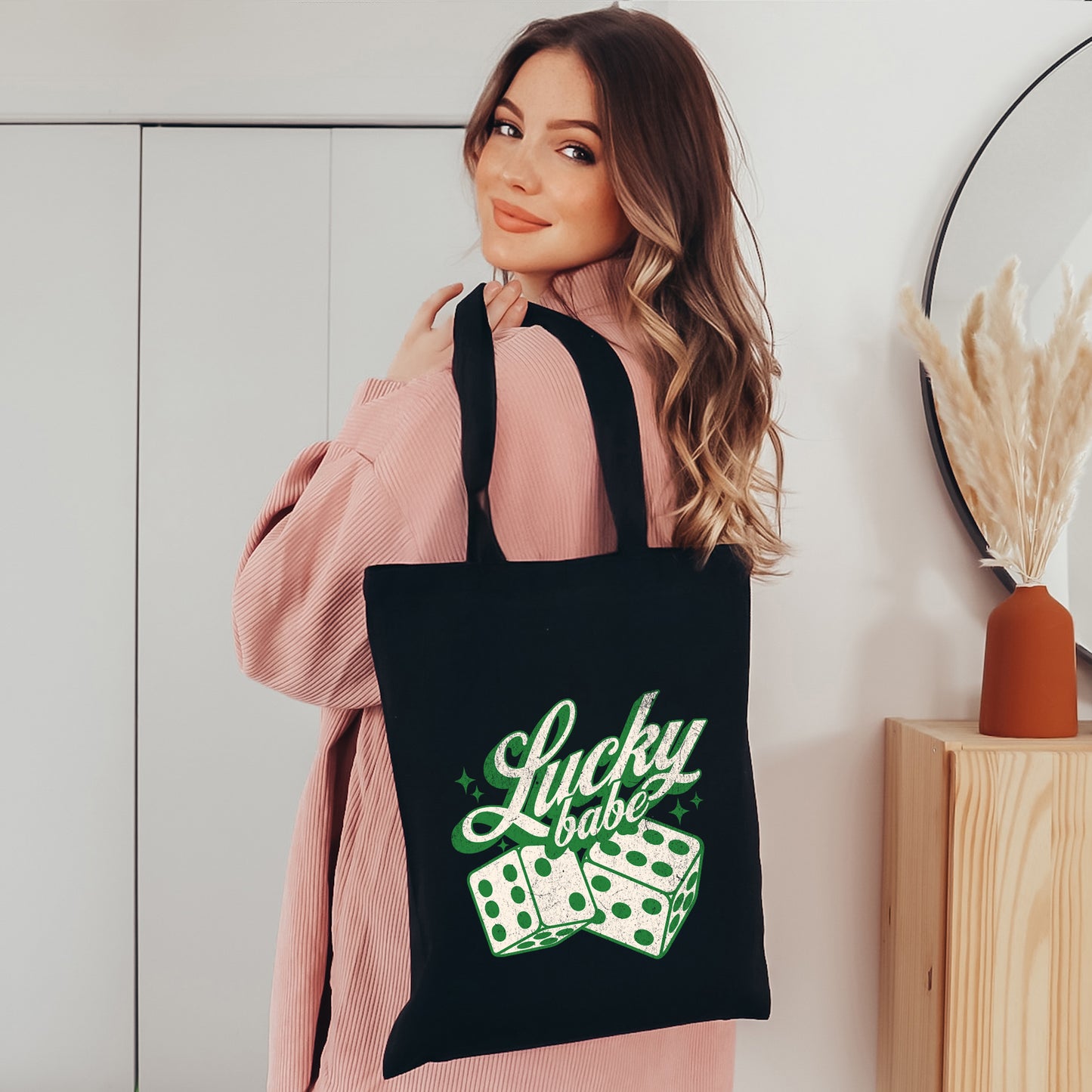 Lucky Babe Dice | Tote Bag