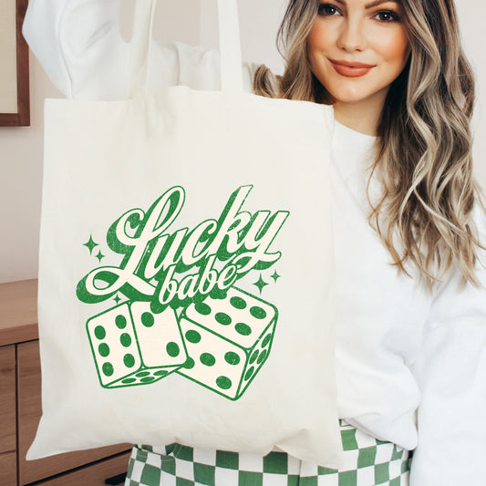 Lucky Babe Dice | Tote Bag