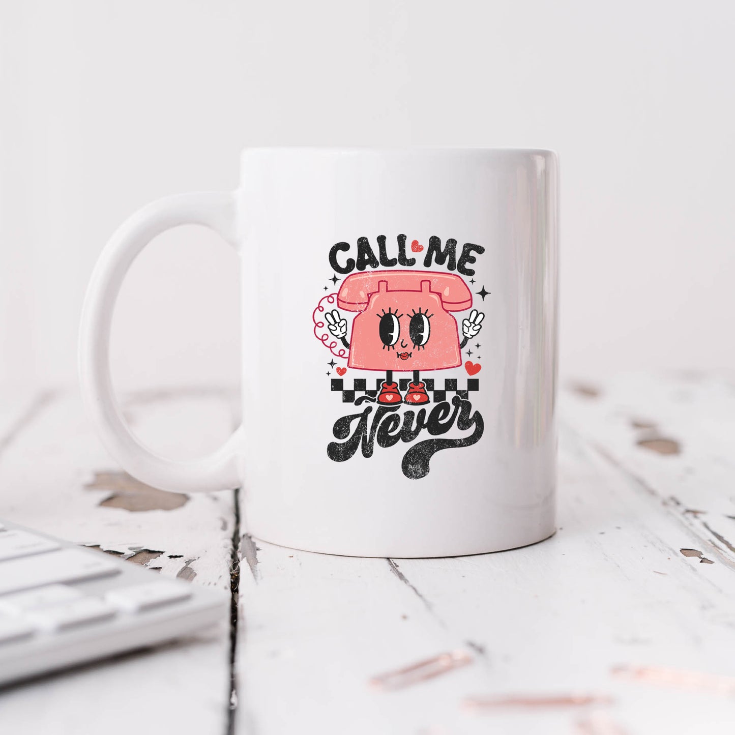 Call Me Never Phone | Mug