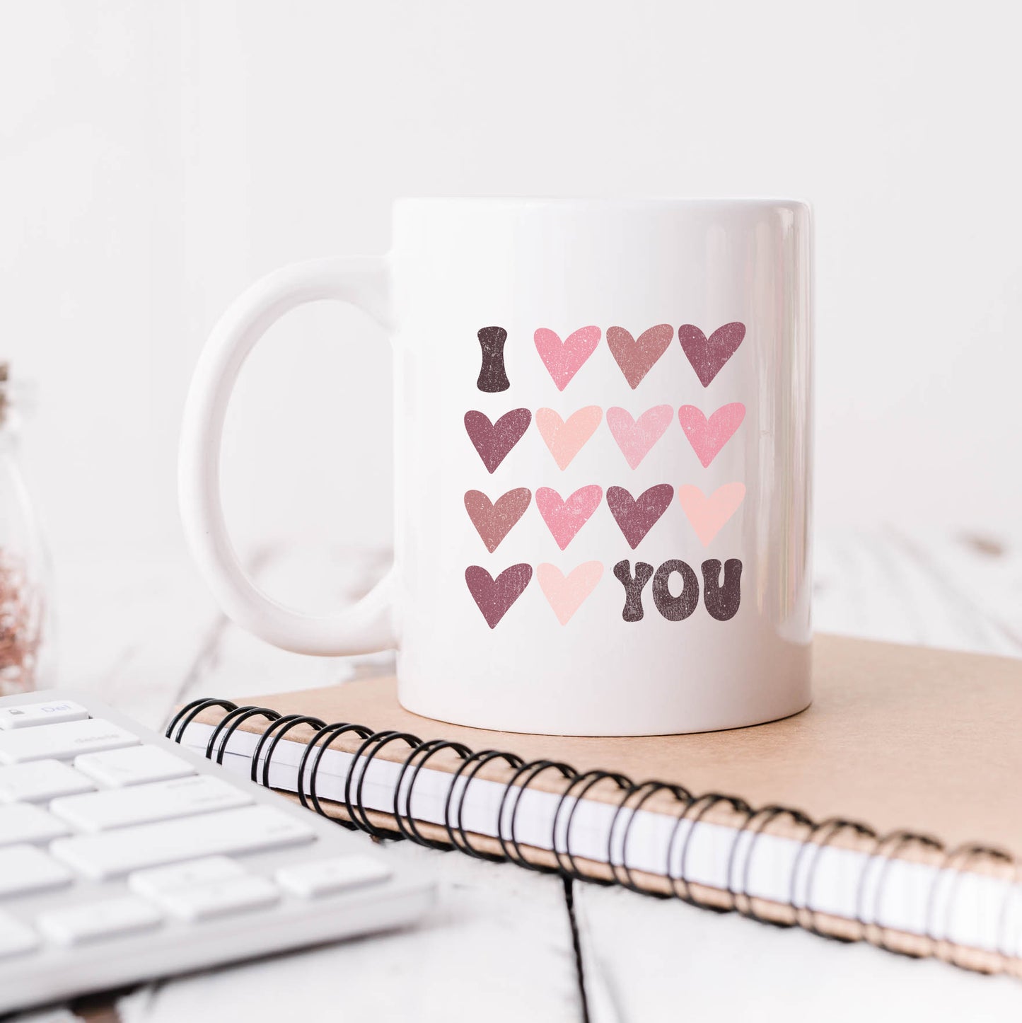 I Heart You Distressed | Mug