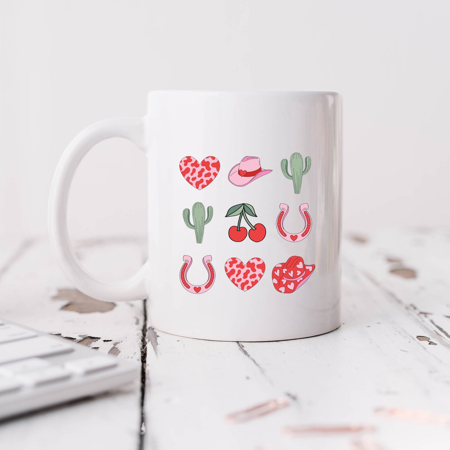 Cowgirl Valentine Chart | Mug