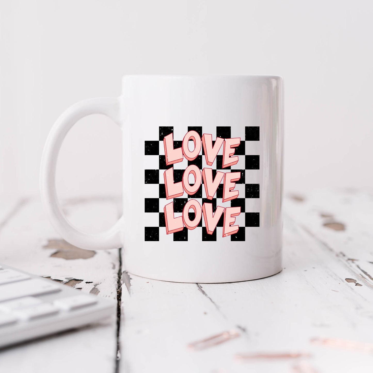 Loved Stacked Grunge | Mug