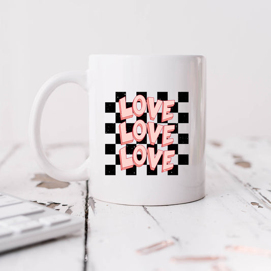 Loved Stacked Grunge | Mug