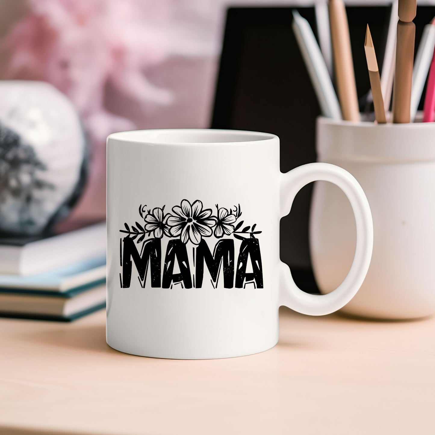 Mama Topped With Flowers | Mug