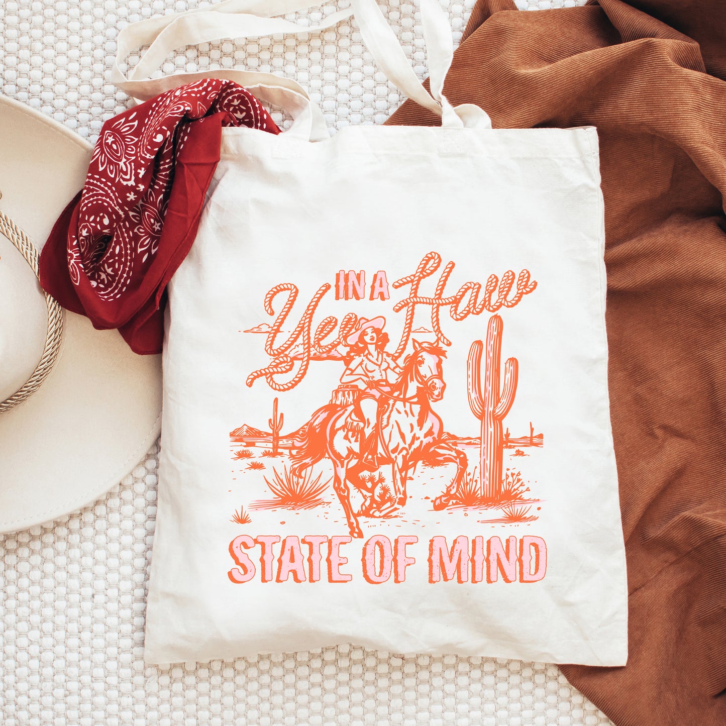 Yee Haw State Of Mind | Tote Bag