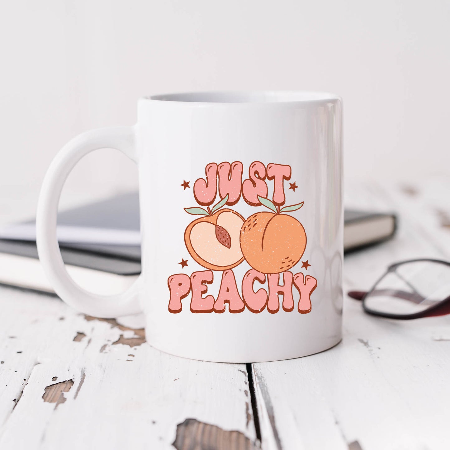 Just Peachy Colorful Peach | Mug