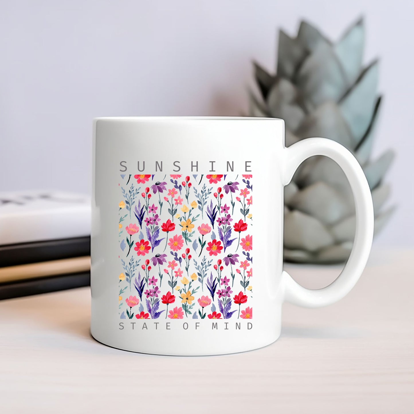 Sunshine State Of Mind Flowers | Mug