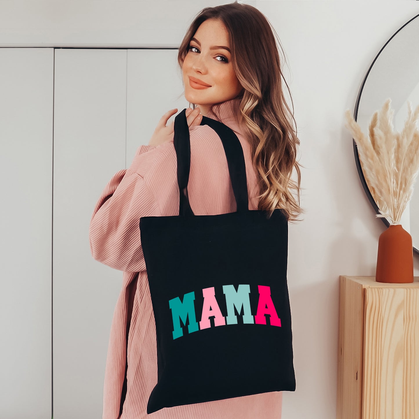 Bright Mama Block | Tote Bag