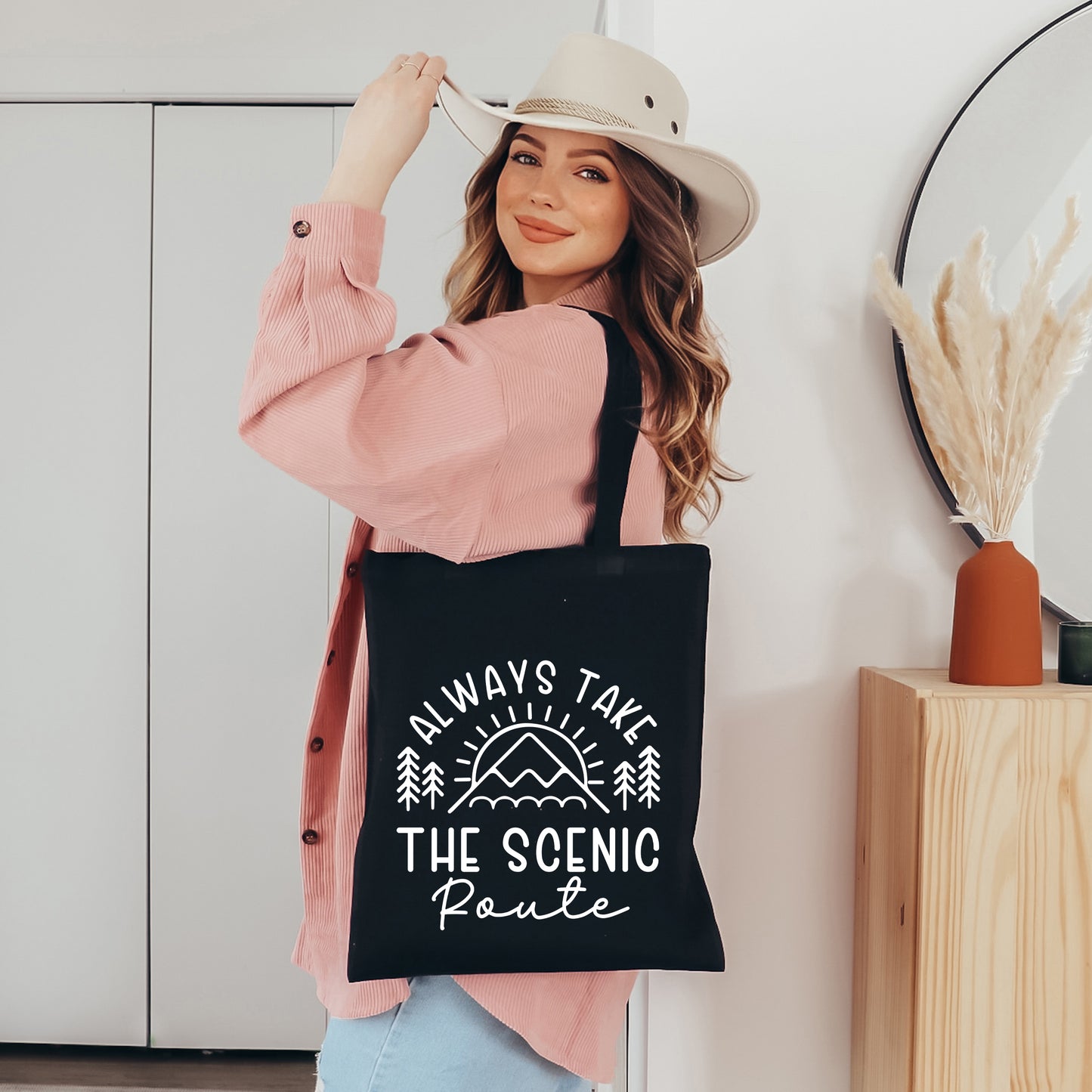 Take The Scenic Route Horizon | Tote Bag