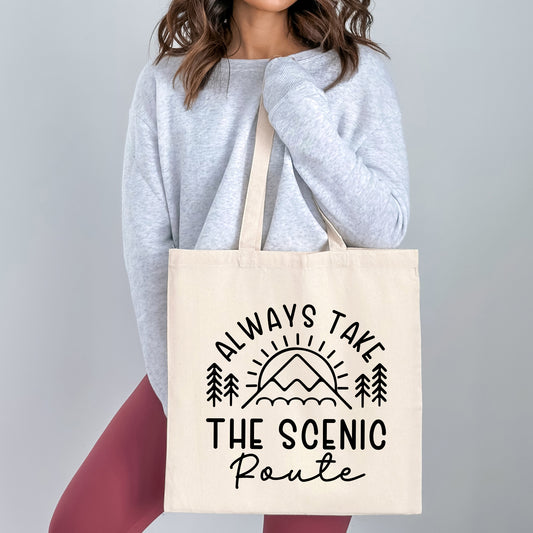 Take The Scenic Route Horizon | Tote Bag