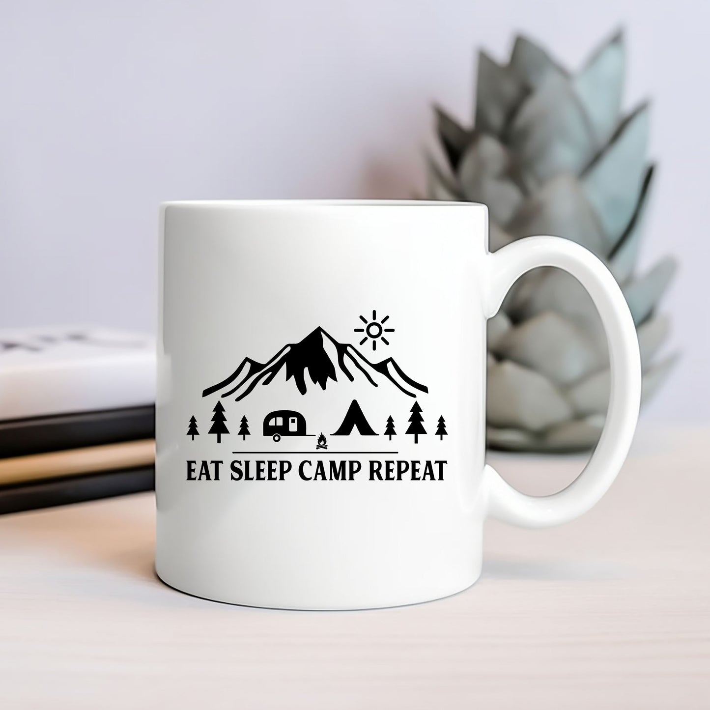 Eat Sleep Camp Repeat | Mug