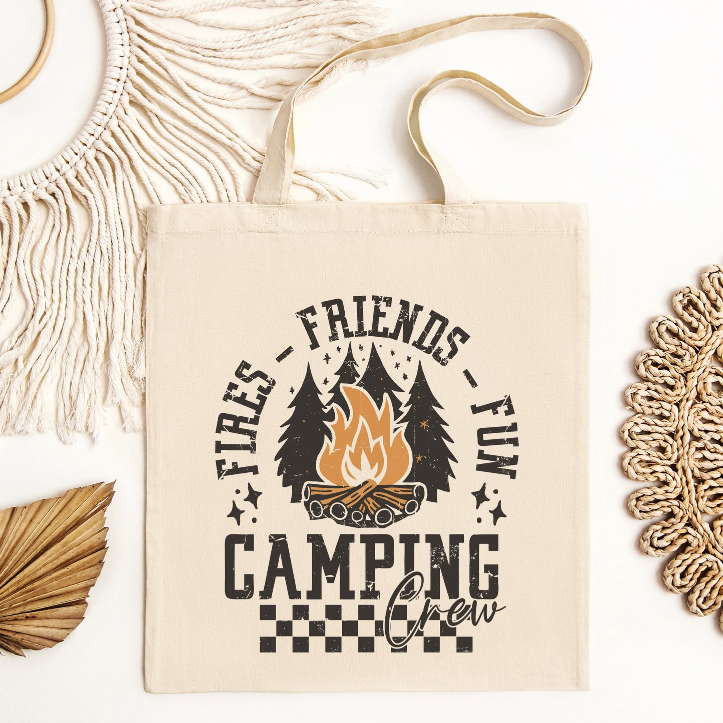 Fires Friends Fun | Tote Bag