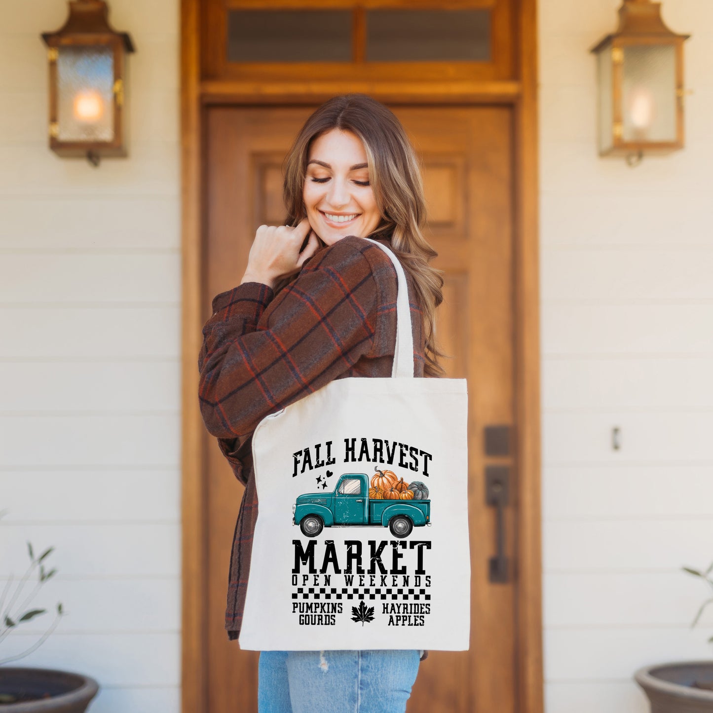 Fall Harvest Truck | Tote Bag