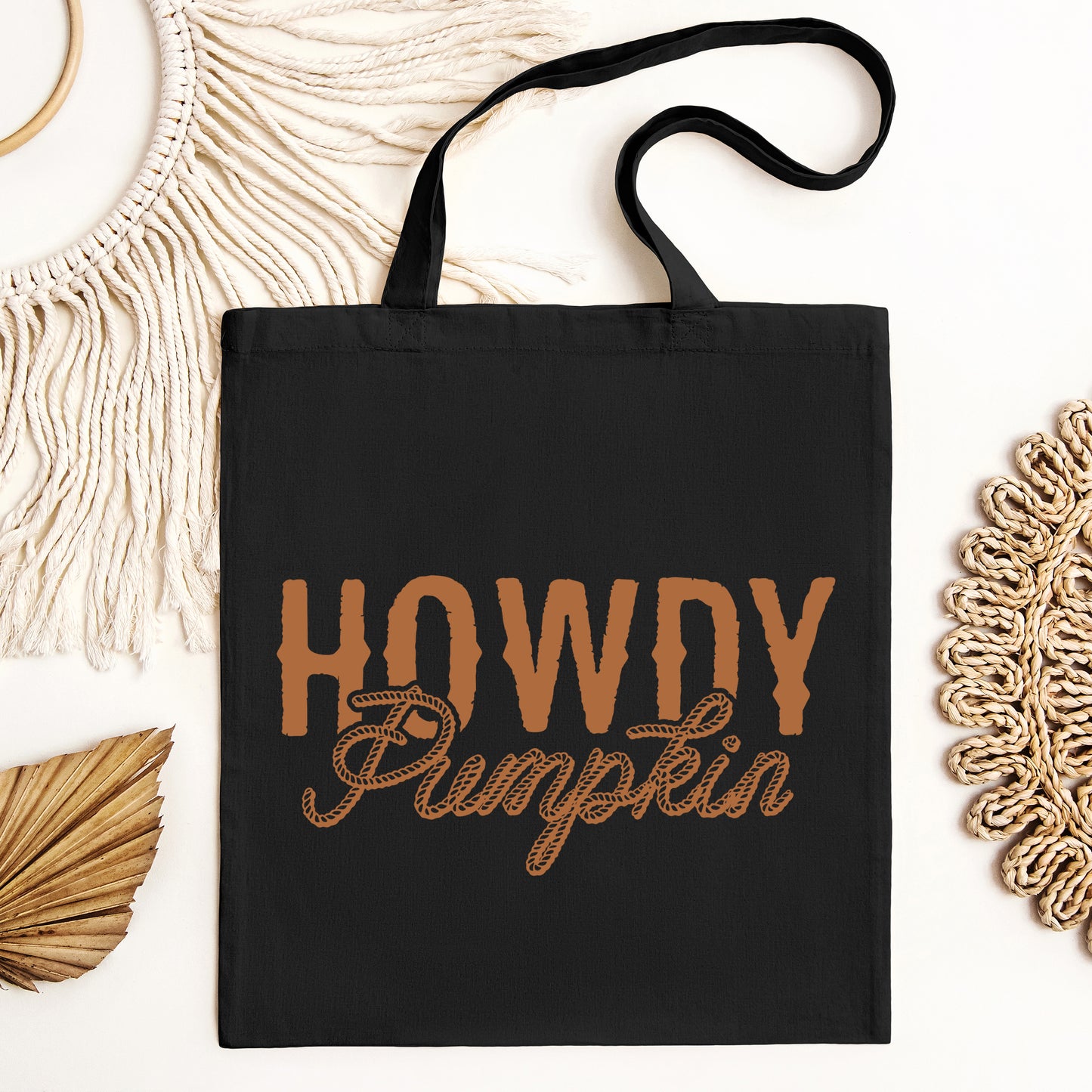 Howdy Pumpkin Rope | Tote Bag