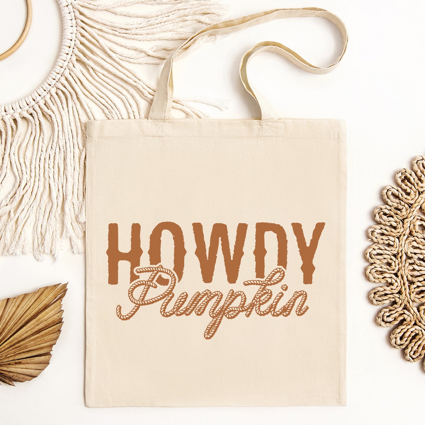 Howdy Pumpkin Rope | Tote Bag