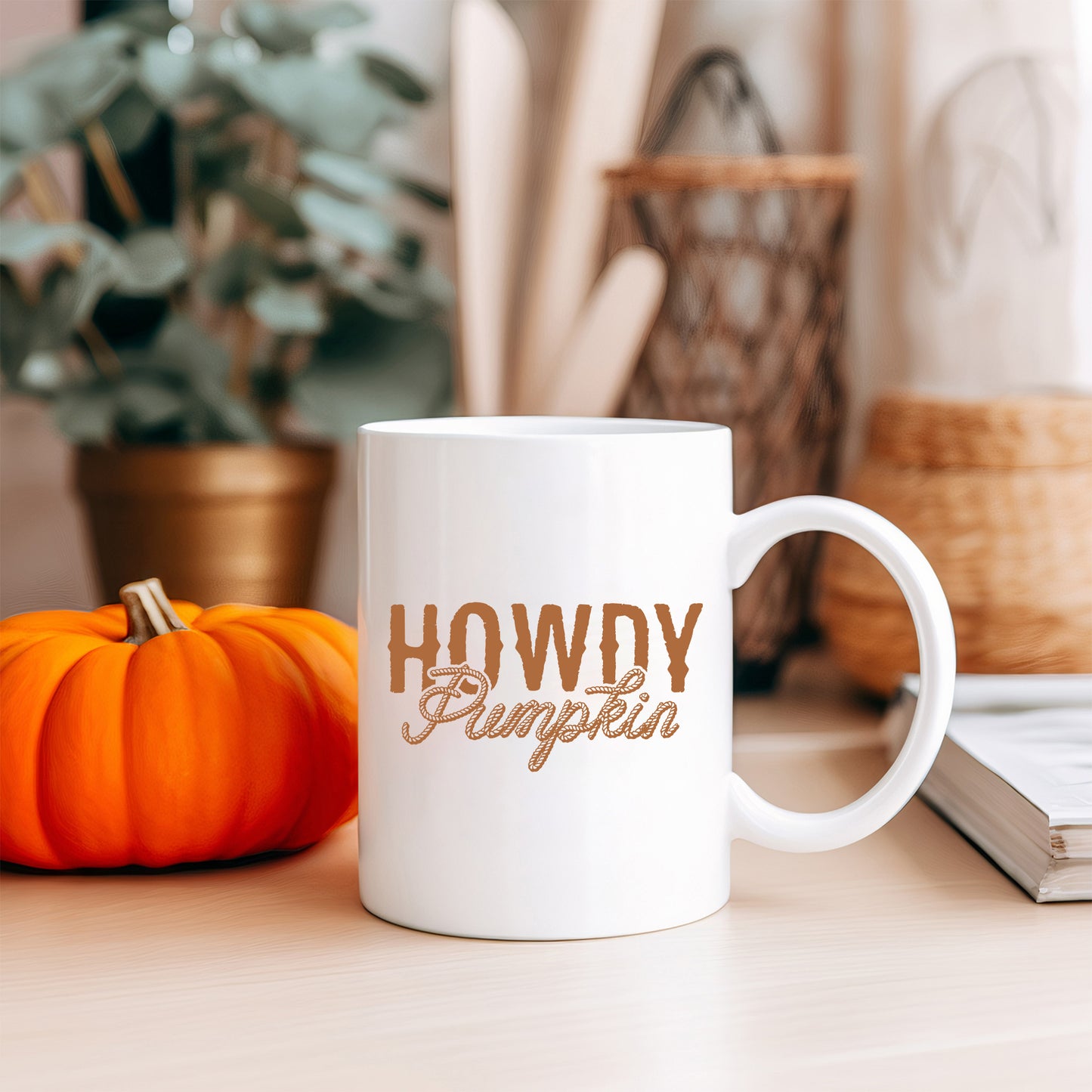 Howdy Pumpkin Rope | Mug